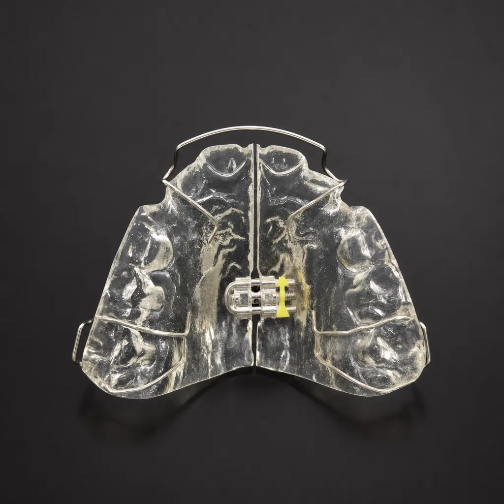 Clear removable orthodontic expansion appliance