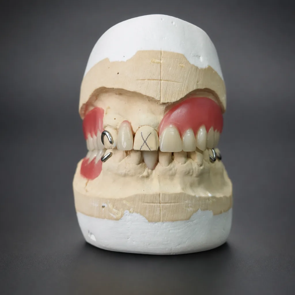Immediate chrome denture